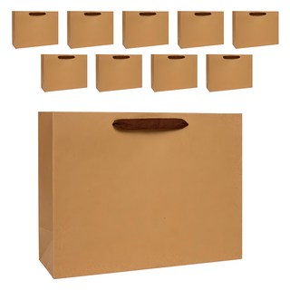 Good given 牛皮紙袋 6號, 棕色, 10個, 330 x 115 x 250mm, 330×115×250mm