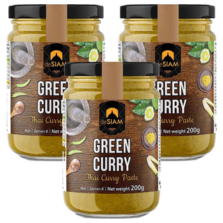 deSIAM 泰式綠咖哩膏, 200g, 3罐
