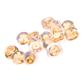 SOLARFRI 高級親膚抗敏防滑耳環塞耳堵 金色, 2個x10組, 10組