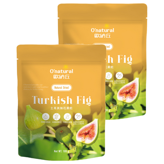 O'natural 歐納丘 土耳其無花果乾 100g, 整顆新鮮無花果製成, 無添加防腐劑, 2袋