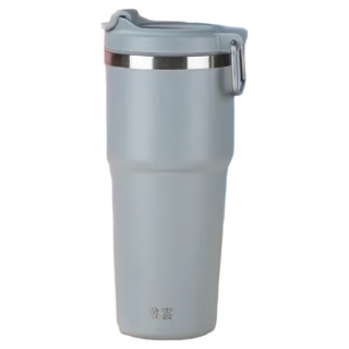 樂美雅 手提陶瓷冰鋒杯, 撥雲灰, 750ml, 1個