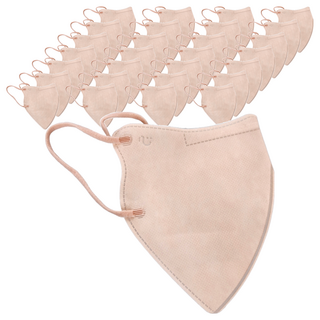 匠心 立體耳繩醫用口罩, 30片, 4盒, 裸玫橘