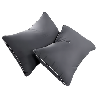 NEMOLINE 超細纖維防蟎枕頭套裝 炭灰色, 40 x 60cm, 2個