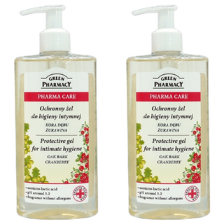 GREEN PHARMACY 植淨林 蔓越莓私密潔膚露 (300ml/瓶) 女性專用 草本配方 溫和潔淨, 2瓶