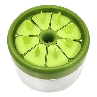 愛北鼻 快速脫模雪糕模具 8格 PS+PP塑膠, 1個, 綠色