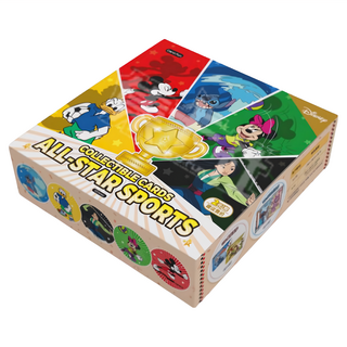 Card.Fun 集卡社 迪士尼群星運動會系列 收藏卡盒, 每盒4張卡/每包20包, 適合9歲以上, 056AA02004, 1盒
