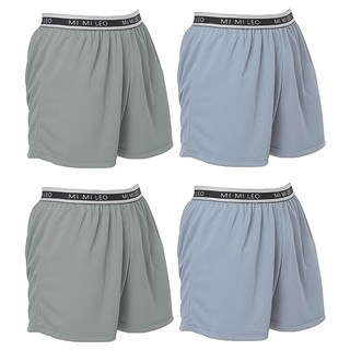 MI MI LEO 台製 彈力織帶男竹炭內褲 4件組 體重85~95kg 腰圍82~111cm 臀圍128~137cm