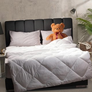 Carolan 立體車邊賽羽絨被 台灣製造 可水洗, 白色