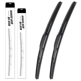 Iamdue 汽車 混合式 撥水鍍膜 矽膠 雨刷 2入