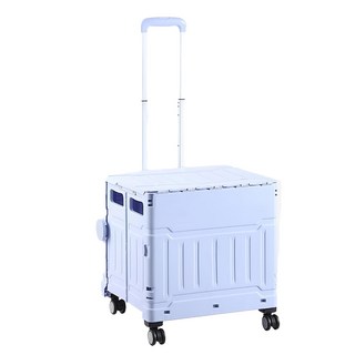 MONACO 多功能折疊購物車 萬向輪款 50L, 夢幻紫, 1個