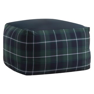 葉子小舖 台灣公司貨 懶骨頭/沙發/懶人沙發/單人沙發/沙發 極細顆粒 主體 + 套子, 綠格紋, 1件