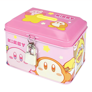 T'S FACTORY 星之卡比存錢筒附鎖, 粉色, 1個