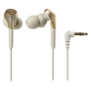 audio-technica 鐵三角 重低音耳塞式耳機 原廠保固, ATH-CKS550X, 金色