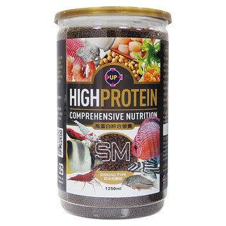 UP AQUA 雅柏 沉底型高蛋白營養飼料 SM, 1罐, 1250ml