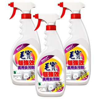 毛寶超強效萬用去污劑 清新柚子果香 高效去污 適用範圍廣, 500g, 3瓶