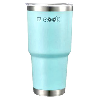EZ COOK 陶瓷冰霸杯 真空保溫保冰 防潑灑杯蓋, EZC-DC901, 920ml, 1個