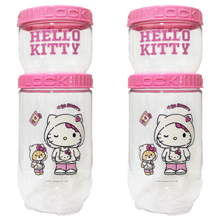 U-House 樺新 SANRIO HELLO KITTY儲物罐, 白色潮流, 1組