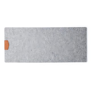 艾米購物 羊毛氈桌墊 防滑升級版 90 x 45cm 淺灰色，舒適工作體驗, 1個