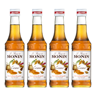MONIN 莫寧 焦糖風味糖漿, 250ml, 4瓶