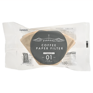HARIO 好璃奧 原色台型濾紙101, 1組, 100張