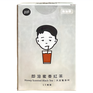 dripo 即溶無糖茶 蜜香紅茶, 2.5g, 15個裝, 1個