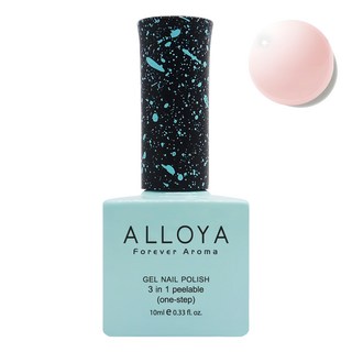 ALLOYA 愛若雅 居家一步光療甲油膠 10ml V109 玫瑰冰沙, 1瓶