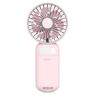 HERAN 禾聯 多功能USB美妝風扇, 粉色, HUF-07HP010