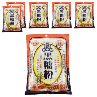 老中醫 黑糖粉 絕不含防腐劑、人工香料, 400g, 6包