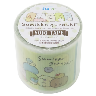 San-X 角落生物 SG可重複使用防潑水膠帶，日本製造，45mm x 4m, 1捲