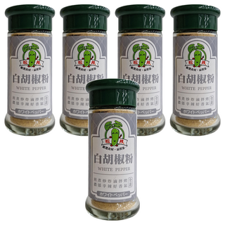 松井 白胡椒粉 台灣原產, 30g, 5瓶