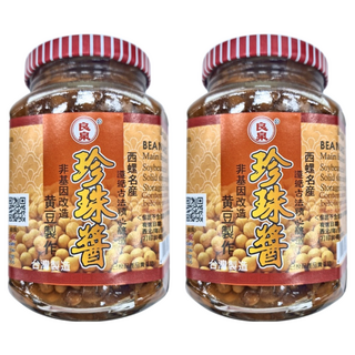 良泉 珍珠醬 非基因改造黃豆製作 台灣製造, 400g, 2罐