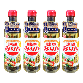 十全 味醂調味料 甘蔗液糖 糯米 米麴, 300ml, 4瓶