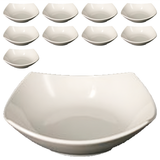 TATUNG 大同磁器 小缽 4吋 - 精緻餐桌擺盤, 白色, 10個