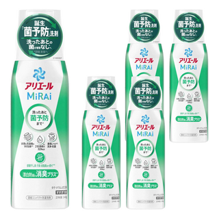 ARIEL MiRAi 日本原裝進口 消臭2倍濃縮抗菌洗衣精 綠色, 340g, 5瓶