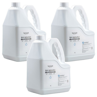 Tamsaa 次氯酸水補充裝，大容量4L，99.9% 強效殺菌, 4L, 3桶