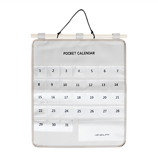 HONEYJAM 生活費零用錢掛曆, 象牙色, 1個