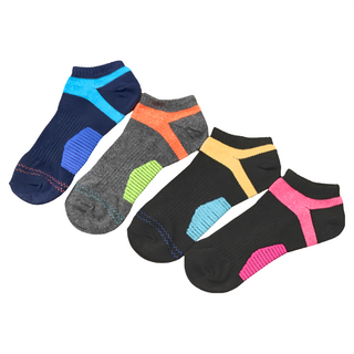 足健美 台製跳色足弓輕壓高船型襪 Set 6雙 足弓拉提透氣網輕壓力穩定腳踝