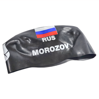 MAD WAVE MOROZOV R-CAP 矽膠泳帽, L, 黑色, 1個