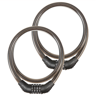 comet Sports 4數字密碼單車鎖, 2個, Black