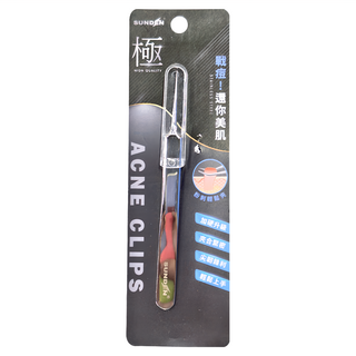 SUNDEN 極 專業精密直頭粉刺夾 高硬度超尖 不鏽鋼材質, SD1640, 1個