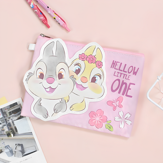 Disney 迪士尼 粉紅季立體皮革收納包