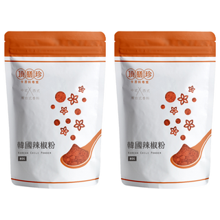頂膳珍 韓國辣椒粉, 80g, 2包