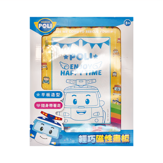 ROBOCAR POLI 波力 輕巧磁性畫板 3歲以上, 1個