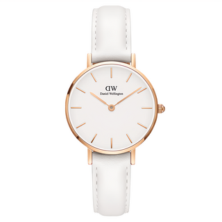 Daniel Wellington 手錶，精細刻印工藝 奢華細節 清新皮革錶帶 蛋殼白錶盤 簡約優雅, DW00100249, 1件
