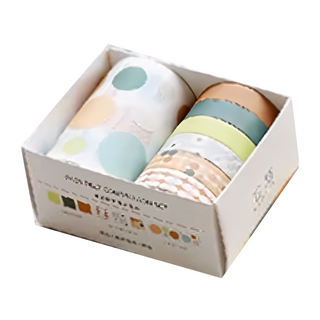 Simno 芯陌 基礎套裝紙膠帶 (10mm x 3m) + (60mm x 2m), 柑橘葉, 1組