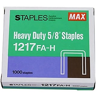 MAX 美克司 1217FA-H 釘書針, Heavy Duty 5/8 英寸, 1000枚, 1盒