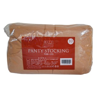 BASE ALPHA ESSENTIALS 20D 高彈力褲型透膚絲襪 膚色 10件組 尺寸85-100公分, M~L