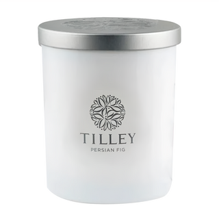 TILLEY 緹莉 微醺大豆香氛蠟燭, 希臘盛夏無花果, 240g, 1件