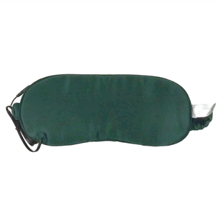 Comefree 石墨烯真絲溫控眼罩，39g極致輕柔，呵護雙眼，One-touch三段溫控，USB充電, CF-2391DG, 墨綠色