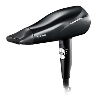 達新牌 銀離子吹風機 TS-2939, 採用日本品牌MABUCHI馬達, 全機身銀離子抗菌, 黑色